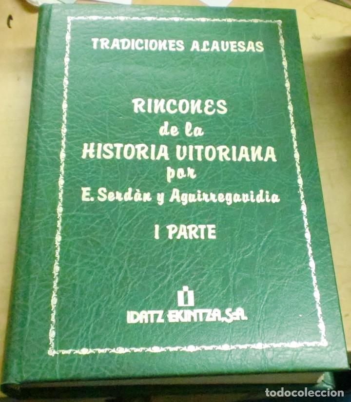 Libros: Rincones de la historia vitoriana - SERD&Aacute;N Y AGUIRREGAVIDIA, EULOGIO - Foto 1