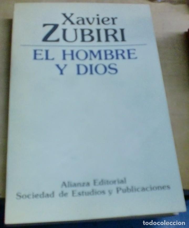 Libros: El hombre y Dios - ZUBIRI, XAVIER - Foto 1