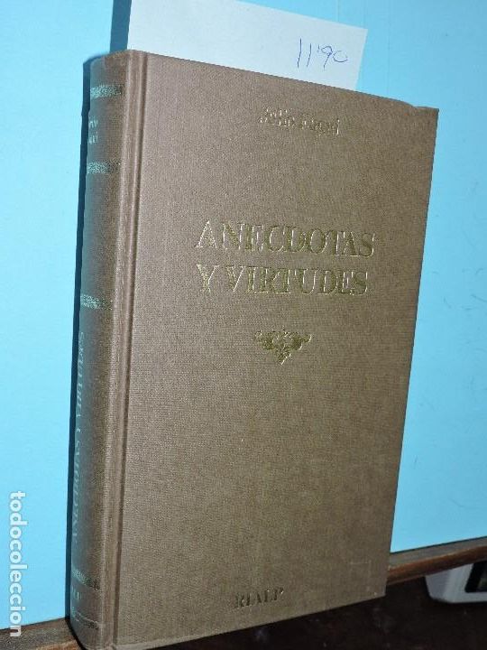 Libros: An&eacute;cdotas y virtudes. EUGUI, Julio. Ed. Rialp. Madrid 1987 - Foto 1