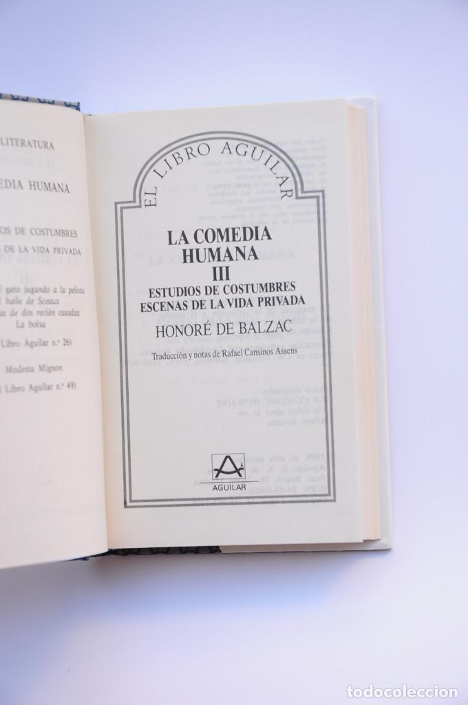 Libros: La comedia humana. III - BALZAC, Honor&eacute; de - Foto 3
