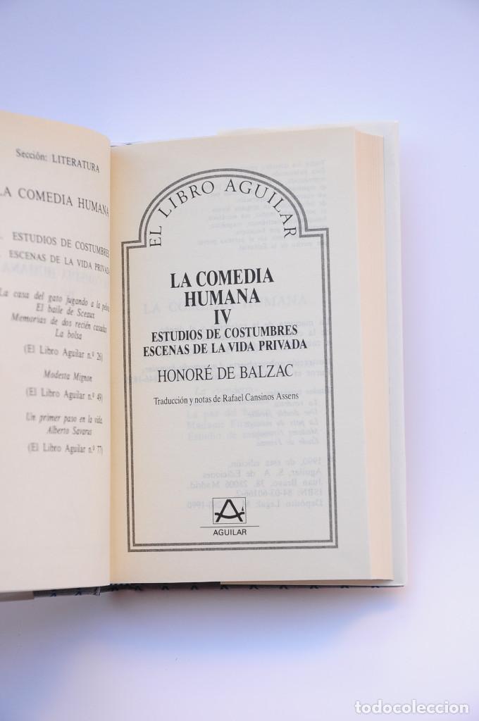 Libros: La comedia humana. IV - BALZAC, Honor&eacute; de - Foto 3