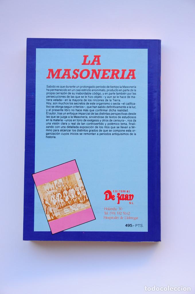 Libros: Conozca la Masoner&iacute;a - CAUDET, Francisco - Foto 3