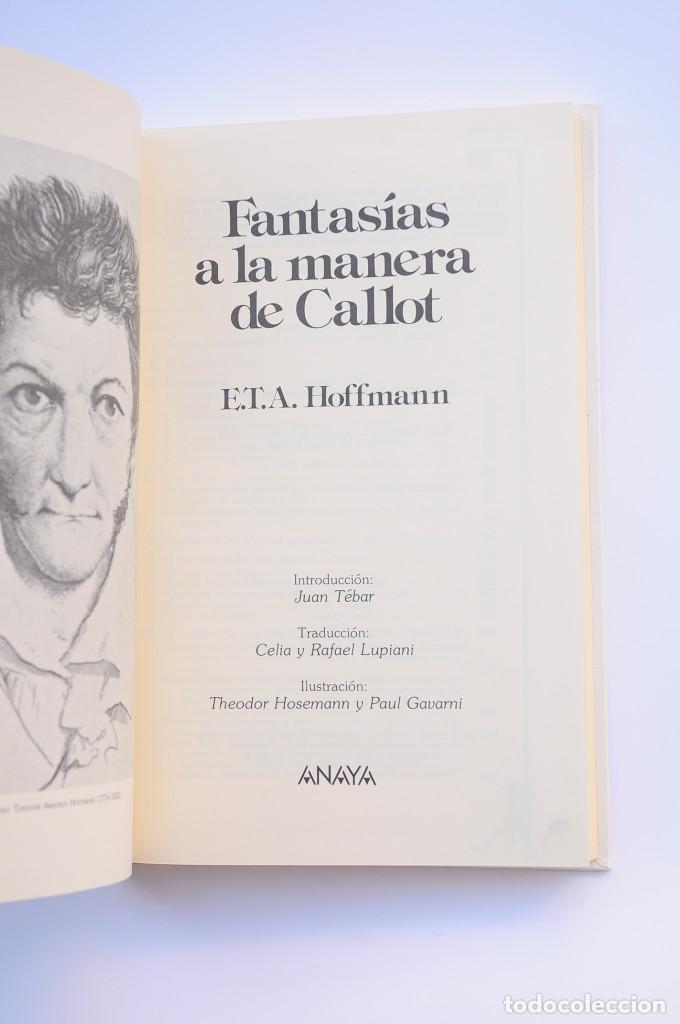Libros: Fantas&iacute;as a la manera de Callot - HOFFMANN, E.T.A. - Foto 2