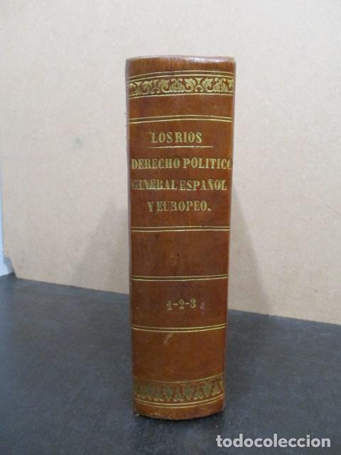 Libros: &rdquo;Derecho pol&iacute;tico general, espa&ntilde;ol y europeo. 3 Tomos.&rdquo; - &rdquo;R&Iacute;OS, Juan Miguel de los.&rdquo;
