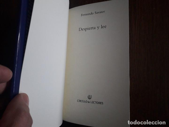 Libros: libro, Despierta y lee, Fernando Savater. C&iacute;rculo de lectores. - Foto 2