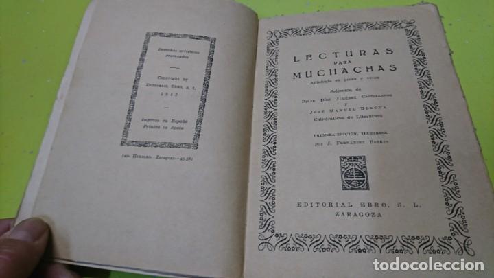 Libros: LECTURAS PARA MUCHACHAS, EDITORIAL EBRO, 1942 - Foto 3