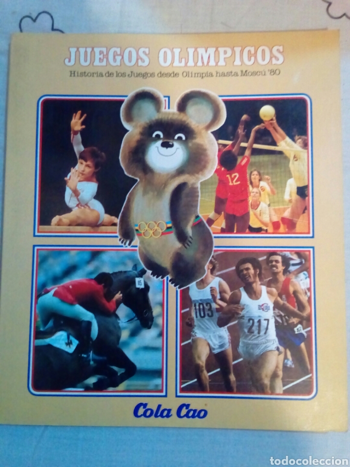 Libros: Juegos ol&iacute;mpicos desde olimpia hasta moscu a&ntilde;os 80 cola cao