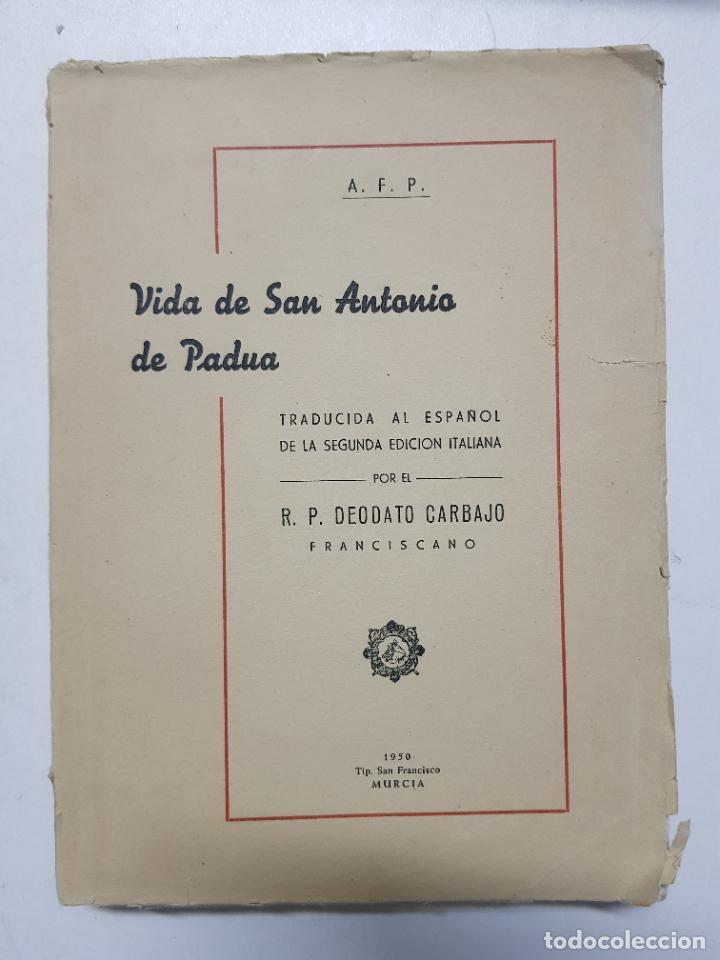 Libros: Vida de San Antonio de Padua / A.F.P. - Foto 1