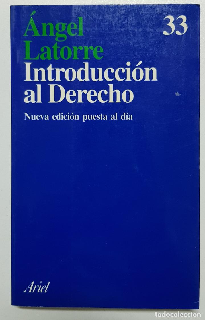 Libros: Introduccio?n al derecho / &Aacute;ngel Latorre - Foto 1