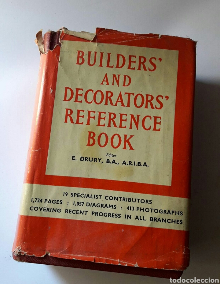Libros: Builders and decorators reference book. E. Drury. 5 edici&oacute;n. Newnes. En ingl&eacute;s - Foto 1