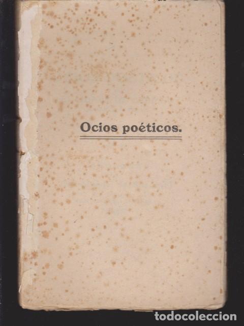 Libros: OCIOS PO&Eacute;TICOS - CONDE DE CEDILLO. BAR&Oacute;N DE HERMORO - Foto 1
