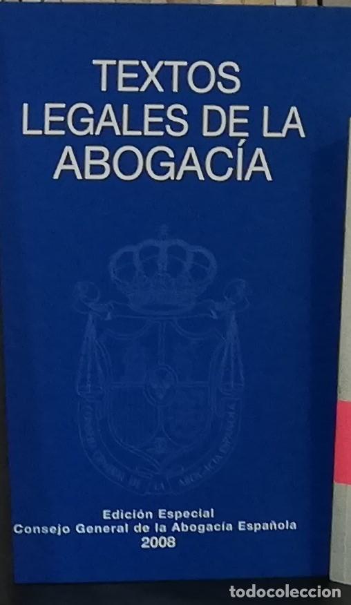 Libros: Textos legales de la abogac&iacute;a - VVAA - Foto 1
