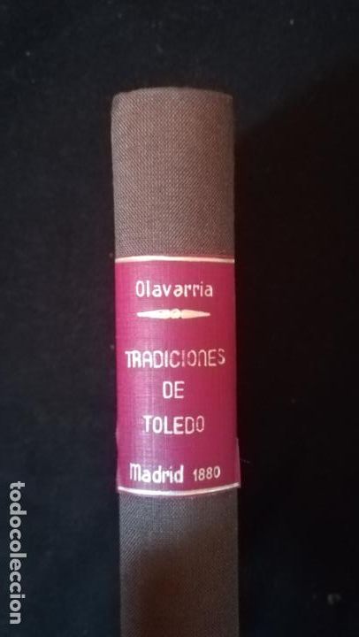 Libros: TRADICIONES DE TOLEDO - OLAVARRIA Y HUARTE, Eugenio - Foto 1