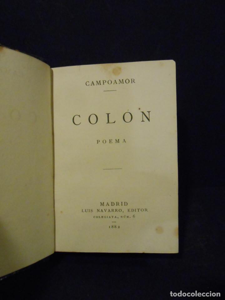 Libros: CAMPOAMOR, Ramon de.- - Colon. - Foto 1