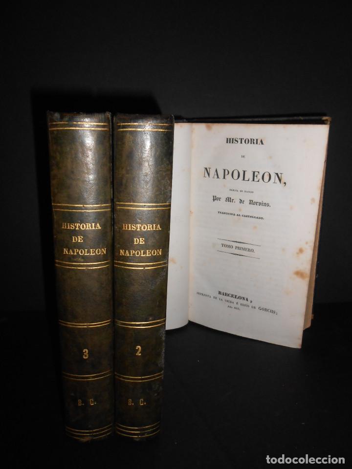 Libros: NORVINS, Mr. De.- - Historia de Napoleon. - Foto 1