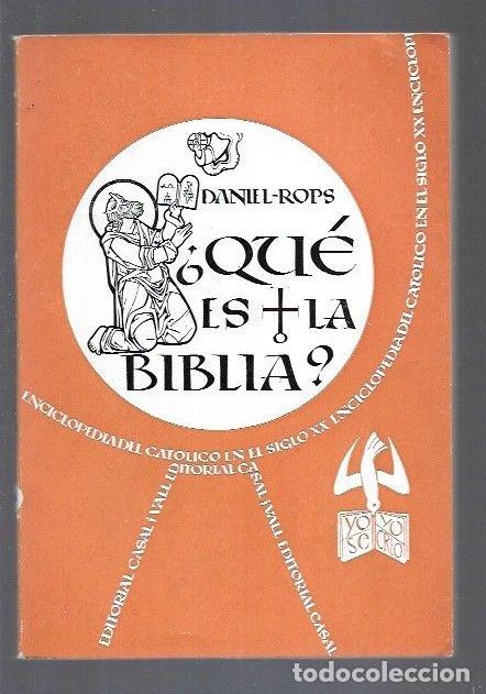 Libros: &iquest;QUE ES LA BIBLIA? - DANIEL-ROPS - Foto 1