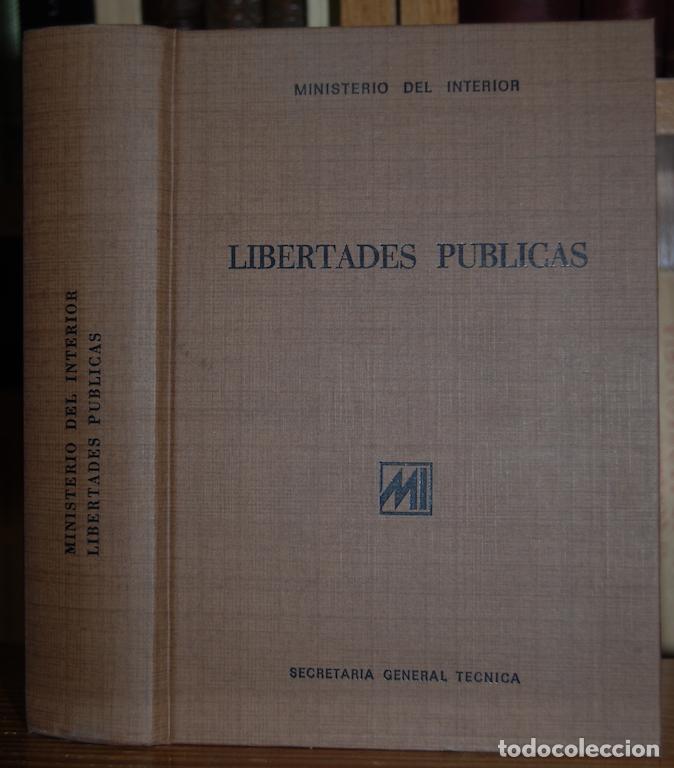 Libros: LIBERTADES PUBLICAS - MINISTERIO DEL INTERIOR - Foto 1
