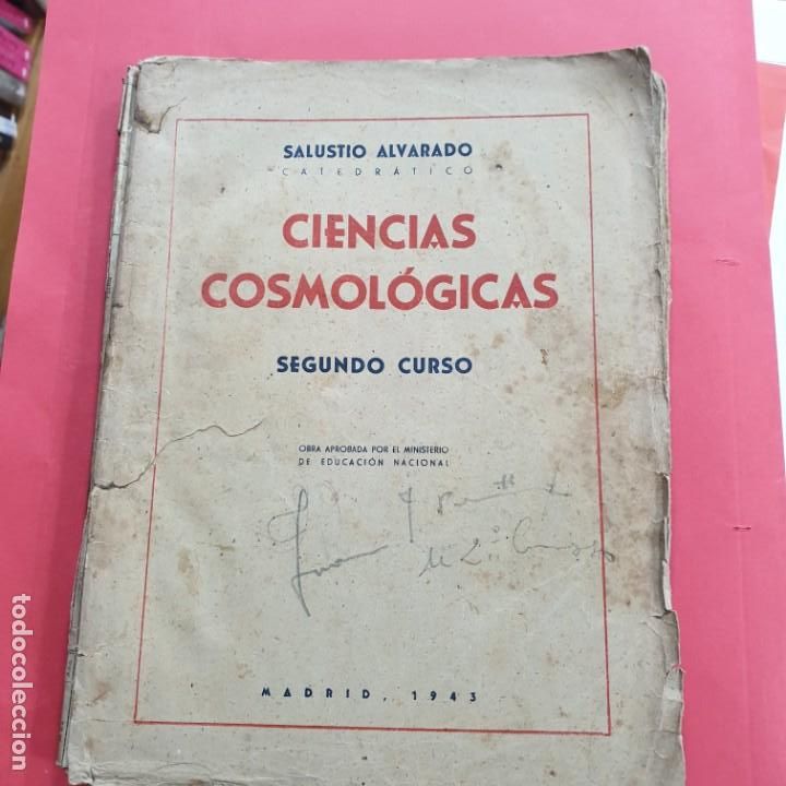 Libros: CIENCIAS COSMOLOGICAS ALVARADO - Foto 1