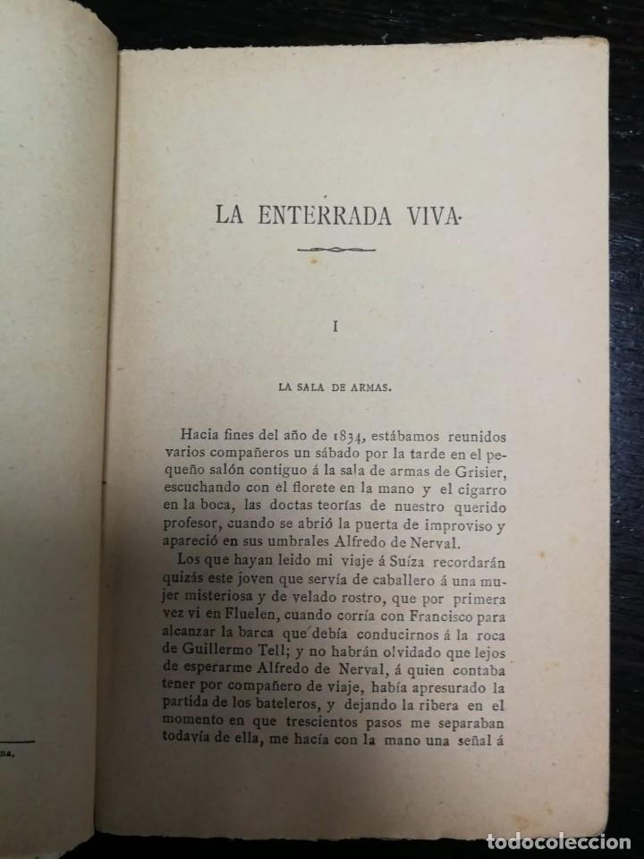 Libros: Alejandro Dumas. La Enterrada viva. Colecci&oacute;n Hispano Americana 19?? - Foto 3