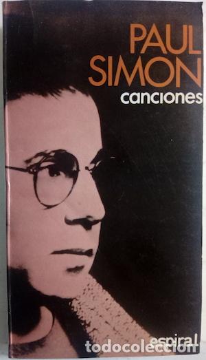 Libros: Canciones (biling&uuml;e ingl&eacute;s-espa&ntilde;ol) - Paul Simon - Foto 1