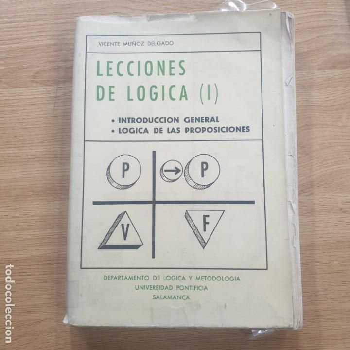 Libros: LECCIONES DE LOGICA 1 mu&ntilde;oz delgado - Foto 1