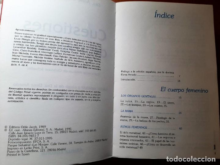 Libros: LIBRO CUESTIONES DE MUJERES .1995. - Foto 3