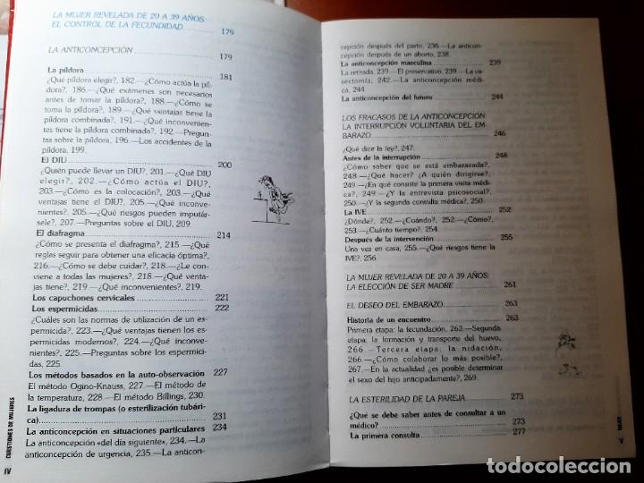Libros: LIBRO CUESTIONES DE MUJERES .1995. - Foto 5