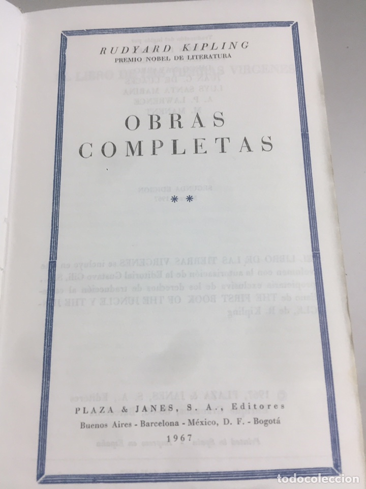 Libros: Rudyard Kipling II grandes obras de planeta - Foto 4