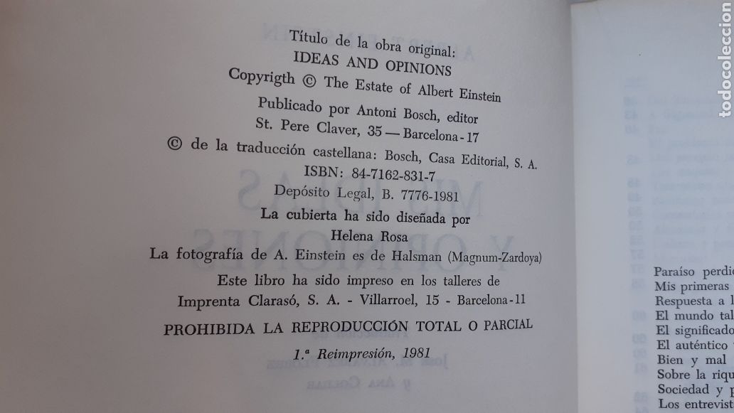Libros: Mis ideas y opiniones. Albert Einstein - Foto 9