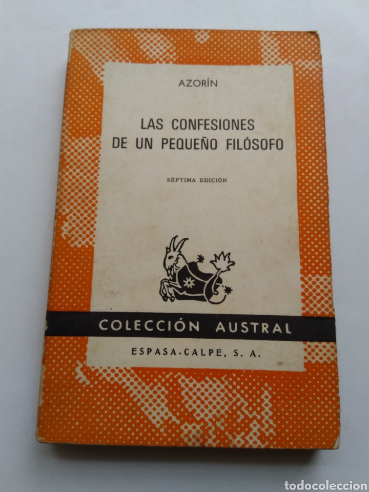 Libros: LAS. CONFESIONES DE UN PEQUE&Ntilde;O FILOSOFO/AZOR&Iacute;N - Foto 1