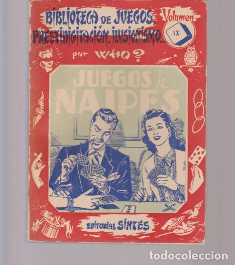 Libros: JUEGOS DE NAIPES - WHO? - Foto 1