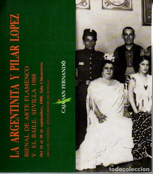 Libros: LA ARGENTININTA Y PILAR LOPEZ. - CATALOGO. - Foto 1