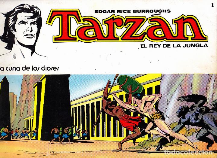 Libros: TARZAN EL REY DE LA JUNGLA. NUM. 1. LA CUNA DE LOS DIOSES. - RICE BURROUGHS, Edgar. - Foto 1