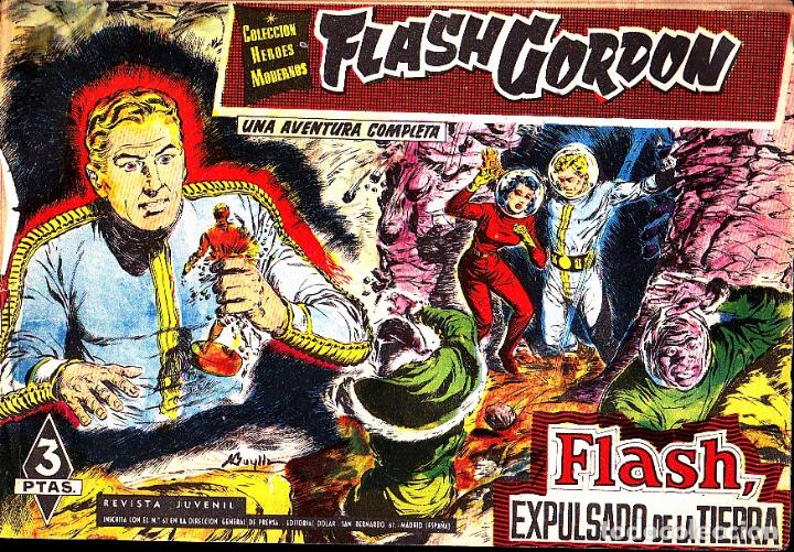 Libros: FLASH GORDON. UNA AVENTURA COMPLETA. FLASH, EXPULSADO DE LA TIERRA. - BARRY, Dan. - Foto 1