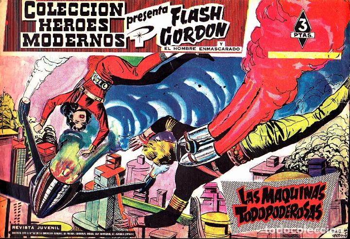 Libros: FLASH GORDON Y EL HOMBRE ENMASCARADO. LAS MAQUINAS TODOPODEROSAS. - BARRY, Dan. - Foto 1