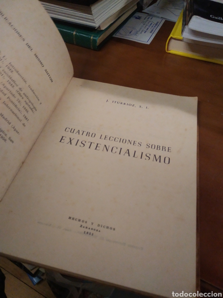 Libros: EXISTENCIALISMO. ITURRIOZ #3888 - Foto 3