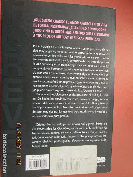 Libros: FOREVER - SE BUSCAN PRINCESAS - CRISTINA BOSC&Aacute; - SUMA 2016. - Foto 2