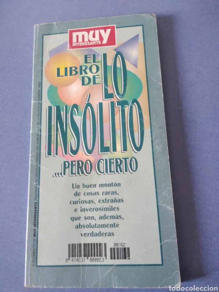 Muy interesante. El libro de lo ins&oacute;lito