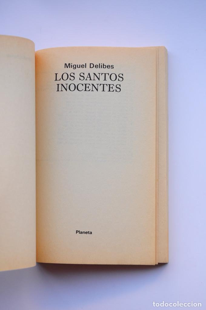 Libros: Los Santos inocentes - DELIBES, Miguel - Foto 2