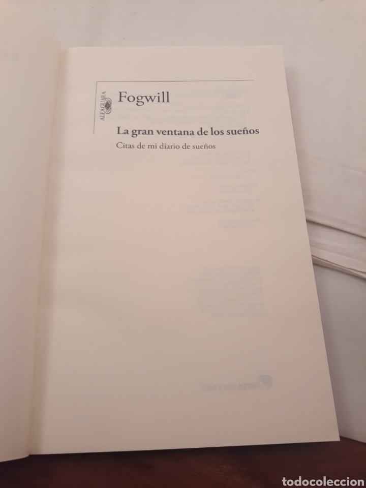 Libros: Fogwill. La gran ventana de los sue&ntilde;os. Alfaguara. - Foto 3