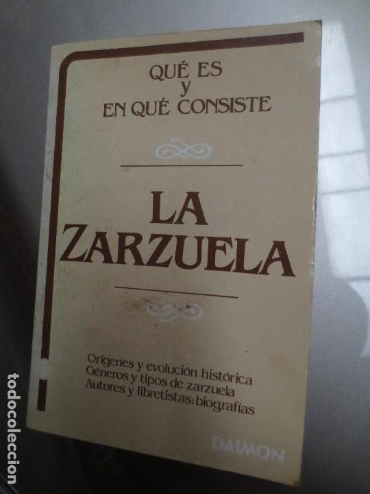 Libros: la zarzuela - Foto 1
