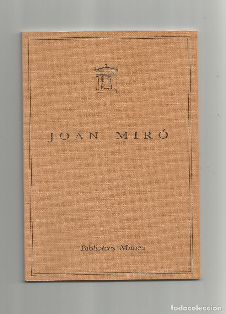 Libros: Joan Mir&oacute;. - OLIVER, Joan; BALTASAR, Basilio: - Foto 1