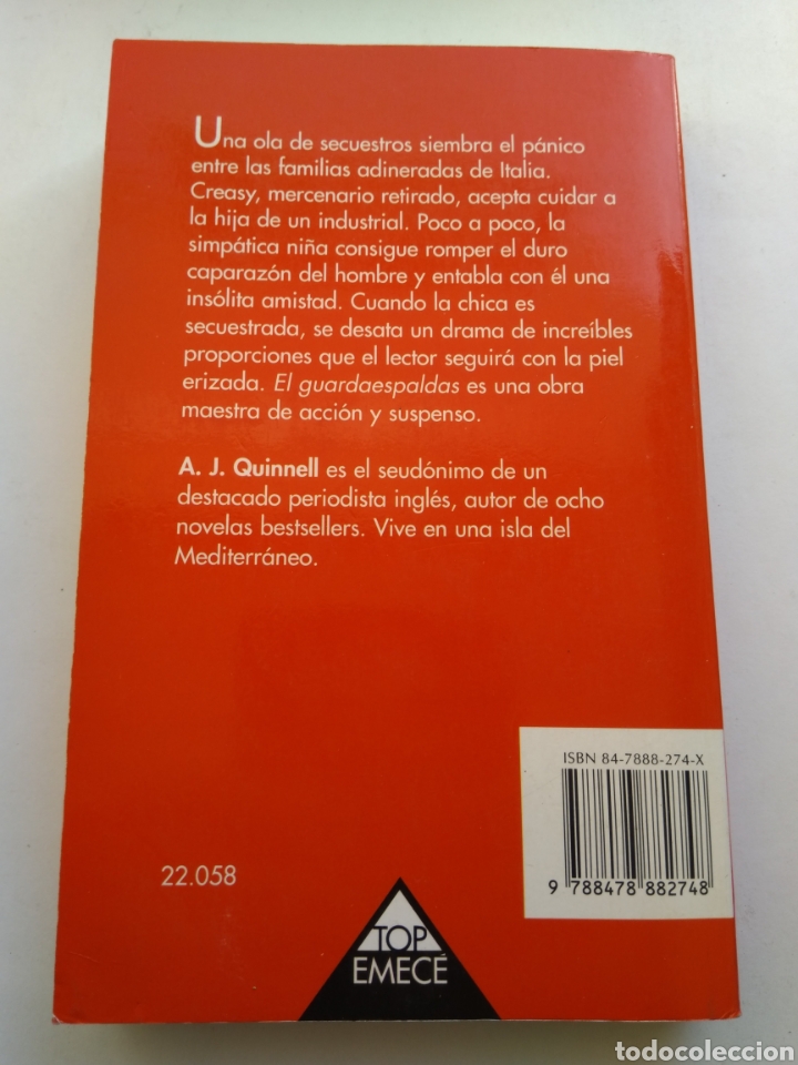 Libros: EL GUARDAESPALDAS/A.J. QUINNELL - Foto 2