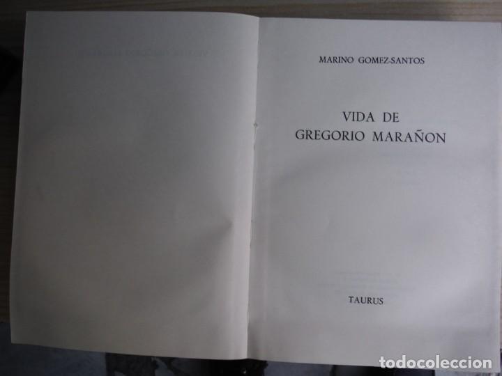 Libros: GOMEZ SANTOS, Marino - VIDA DE GREGORIO MARA&Ntilde;ON - Foto 1