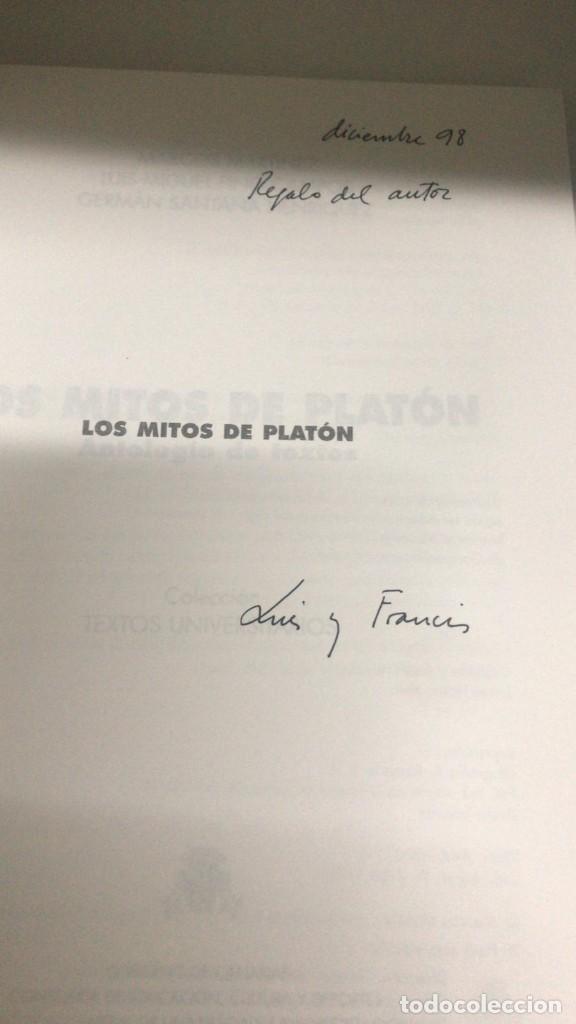 Libros: Los mitos de Plat&oacute;n - VVAA - Foto 2