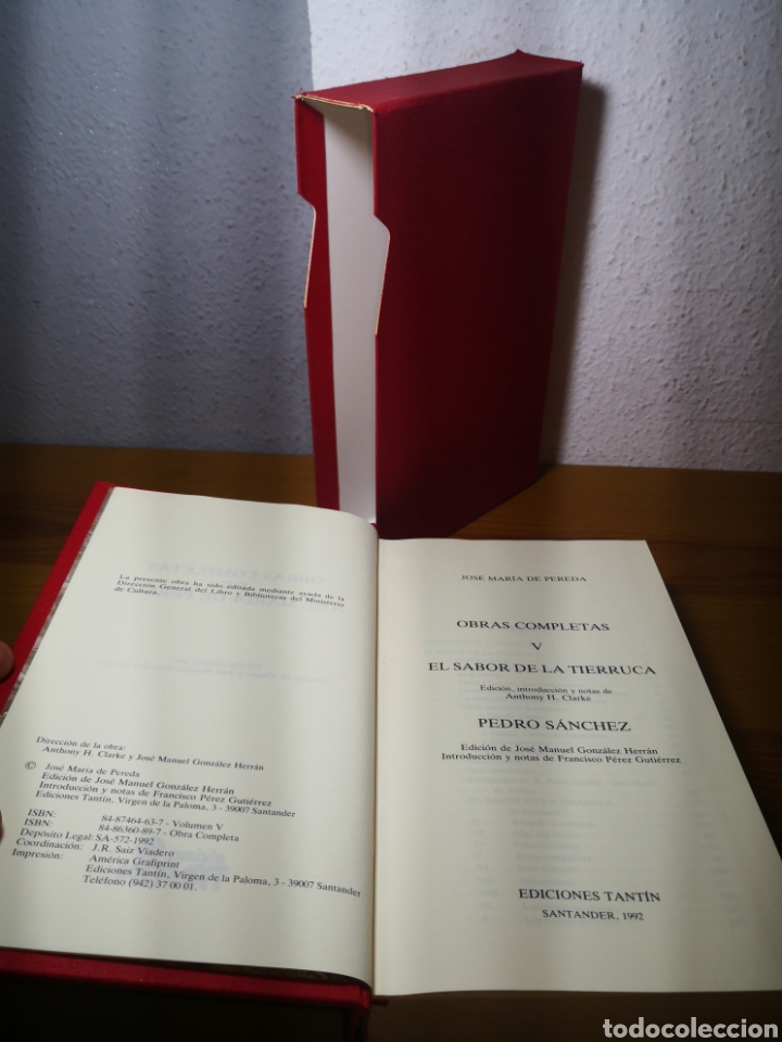 Libros: Obras Completas de Jos&eacute; Mar&iacute;a de Pereda, 1992, Ediciones Tintin - Foto 2