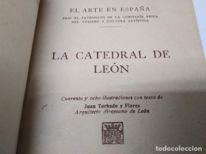 Libros: Libro EL ARTE EN ESPA&Ntilde;A CATEDRAL DE LEON Edici&oacute;n Thomas - Foto 2