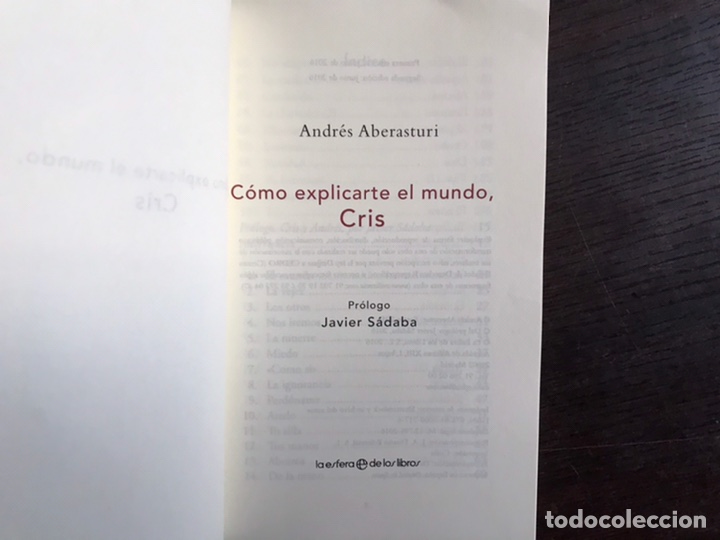 Libros: C&oacute;mo explicarte el mundo Cris. Andr&eacute;s Aberasturi - Foto 4