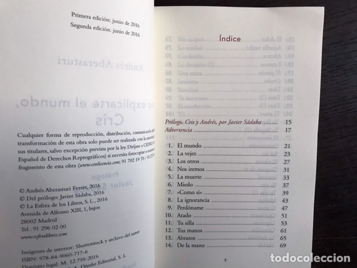Libros: C&oacute;mo explicarte el mundo Cris. Andr&eacute;s Aberasturi - Foto 5