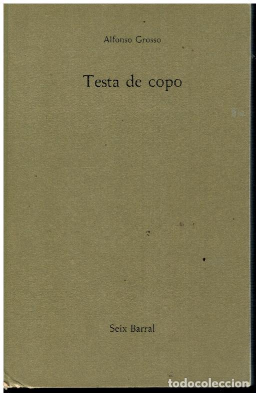 Libros: TESTA DE COPO. 1&ordf; edici&oacute;n. - Foto 1